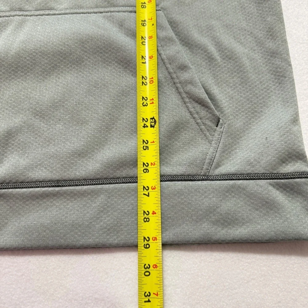 Under Armour Men's Pullover Loose Fit Gray Hoodie Sweatshirt Size L Drawstring